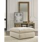 Ashley Elyza Oversized Accent Ottoman in Linen, , large