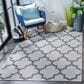 Safavieh Bermuda BMU804B 5"3" x 7"6" Ivory and Grey Indoor/Outdoor Area Performance Rug, , large