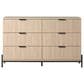 Walker Edison Paris 6-Drawer Dresser in Coastal Oak, , large
