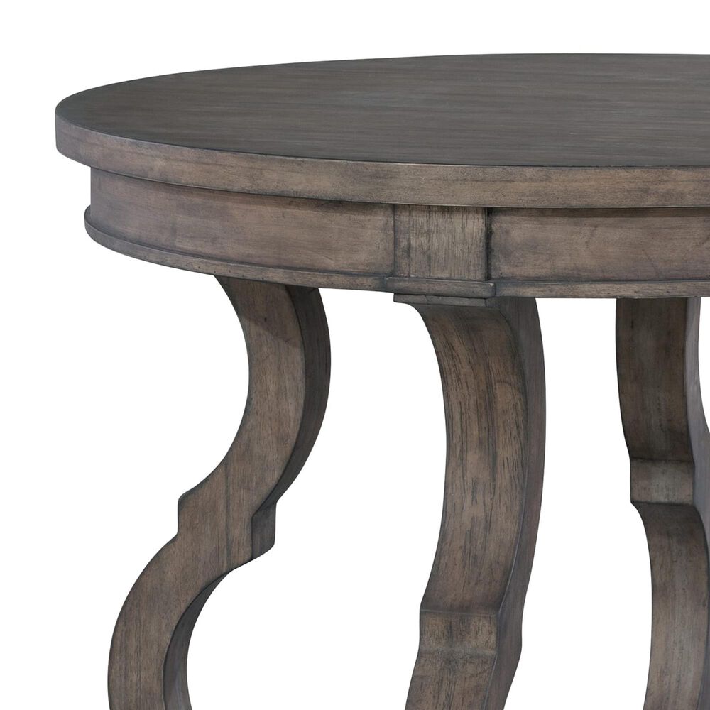Hekman Lincoln Park Round Lamp Table in Gray, , large