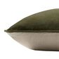 Loloi Lydia 26" Euro Square Throw Pillow in Green and Beige, , large