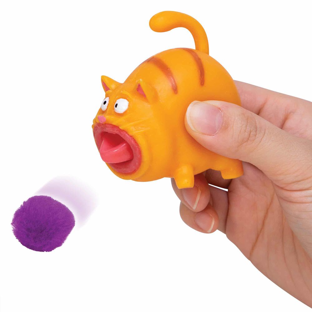 The Cat Has a Hairball Squeeze Popping Kitty NFM