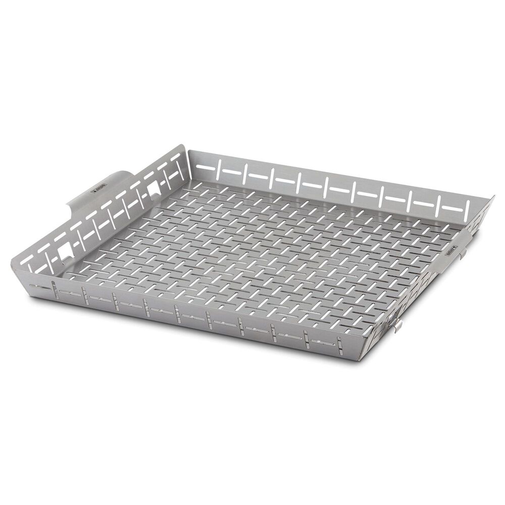 Weber Crafted Roasting Basket in Stainless Steel, , large