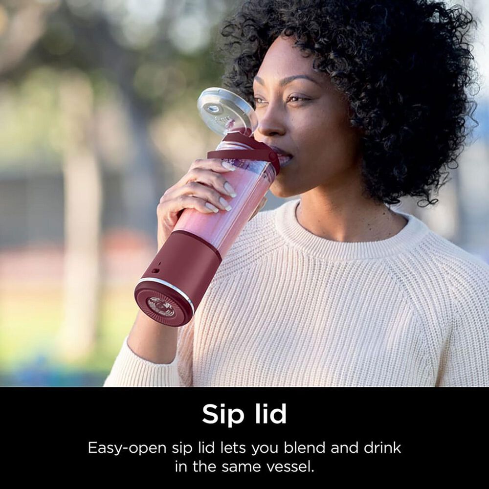 Ninja Blast 1-Speed Portable Hand Blender in Cranberry, , large