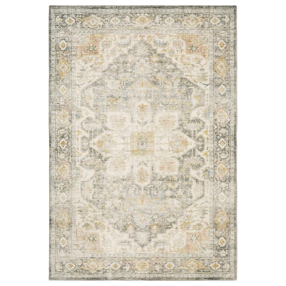 Oriental Weavers Savoy Lawrence 28103 7"9" x 10" Grey Area Rug, , large