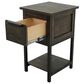 Fallridge Dark Mita Chairside Table in Stained Dark, , large