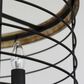 Maxim Lighting Homestead 5-Light Chandelier in Driftwood and Black, , large