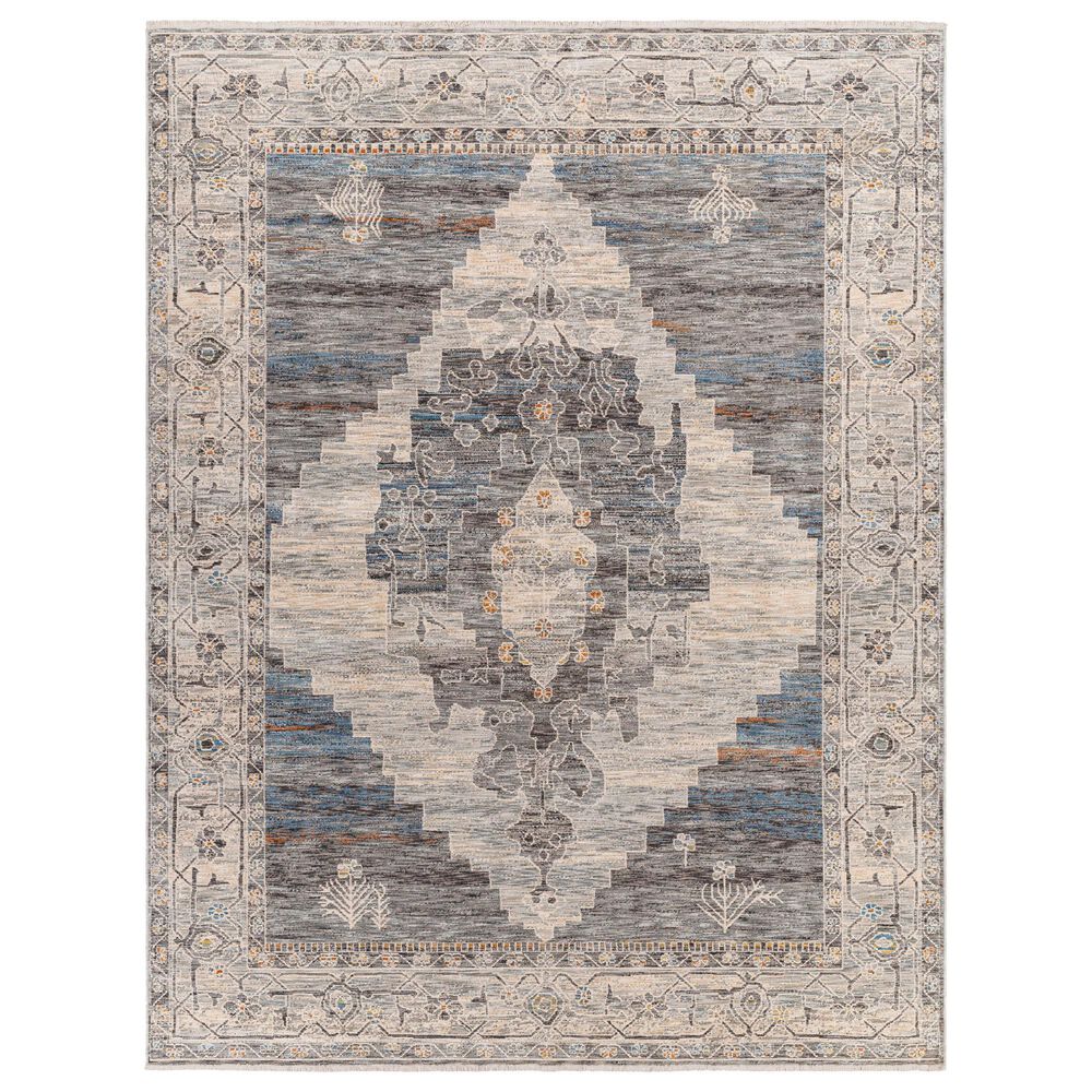 Surya Chicago CHG2314 11"11" x 15"7" Slate, Charcoal, Light Beige, Blue, Black,Taupe Area Rug, , large