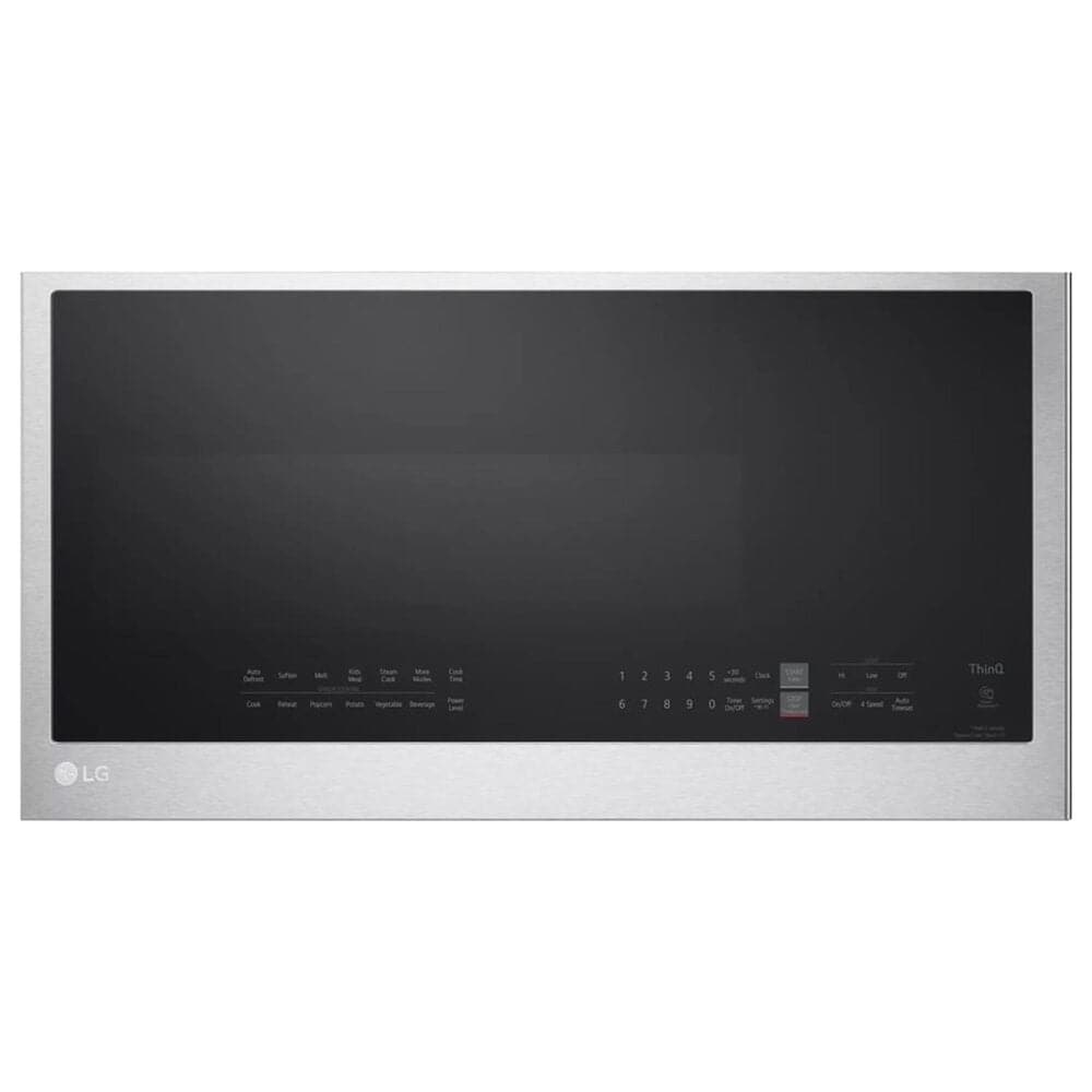 LG 2-Piece Kitchen Package with 6.3 Cu. Ft. Gas Range and Over-the-Range Microwave in Print Proof Stainless Steel, , large