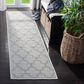 Safavieh Bermuda BMU804A 2" x 6" Ivory and Light Grey Indoor/Outdoor Area Performance Rug, , large