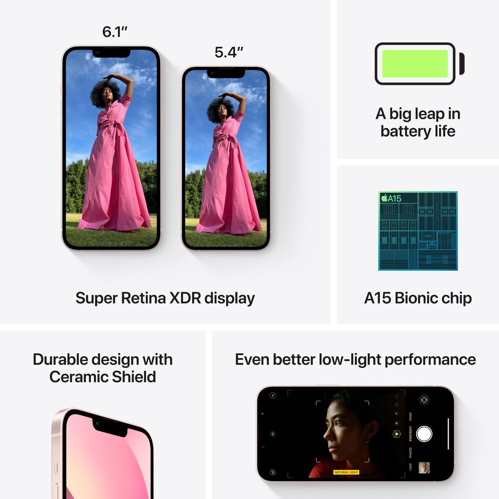 Apple Iphone 13 128gb Pink Sim Free Nebraska Furniture Mart