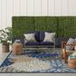 Nourison Aloha ALH05 7" x 10" Blue and Multicolor Indoor/Outdoor Area Rug, , large