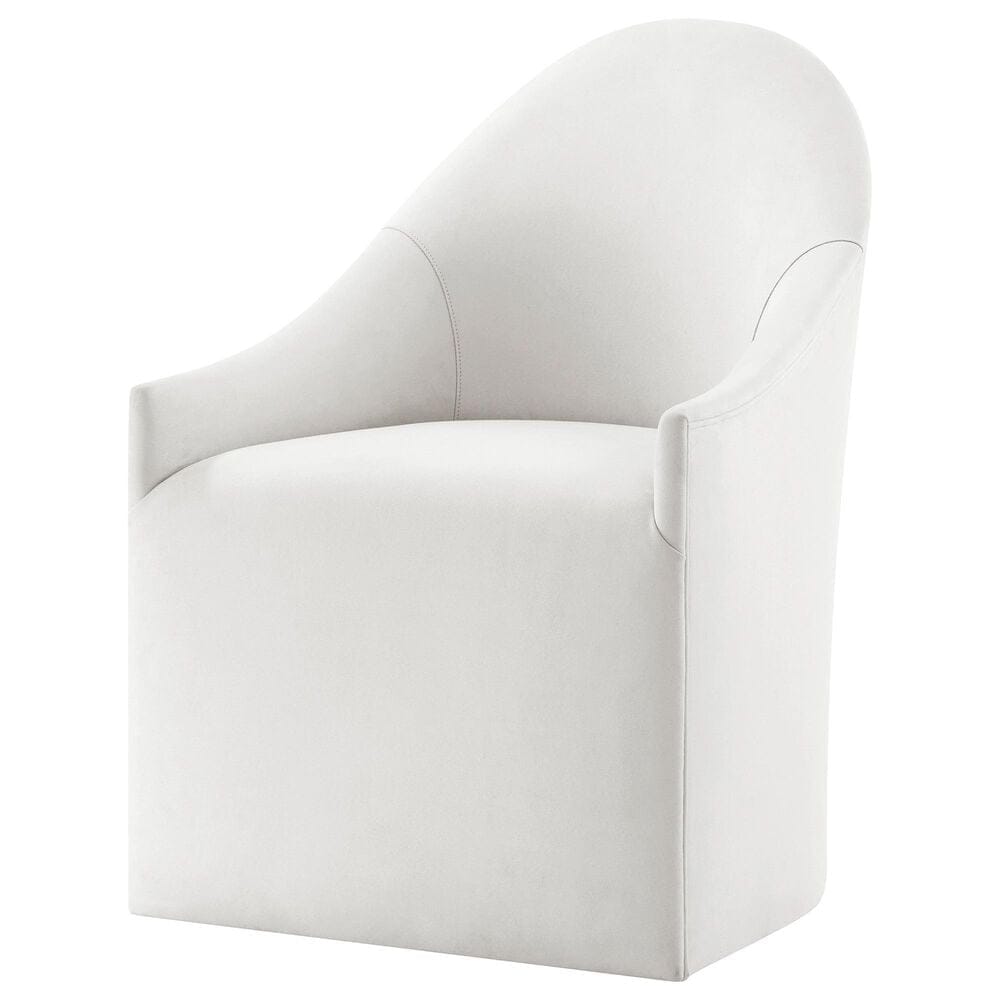 Theodore Alexander Kesden Upholstered Arm Chair in Light Neutral, , large