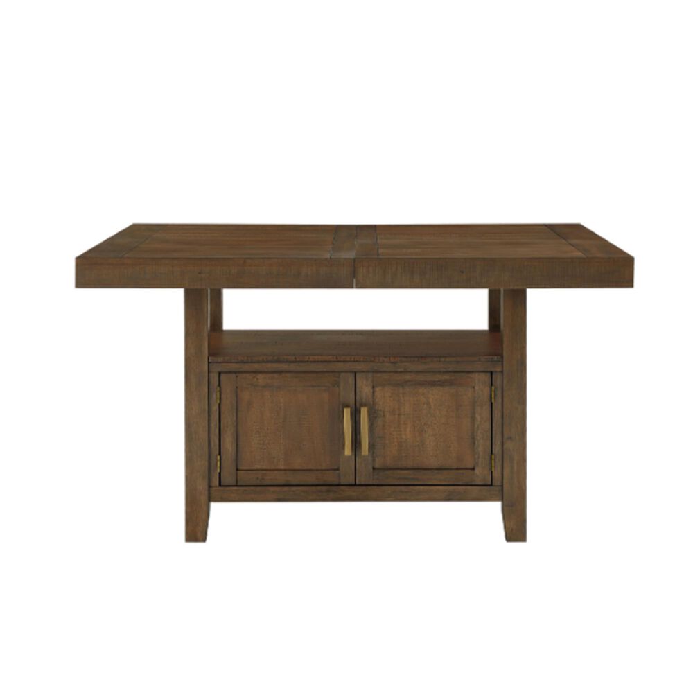 Steve Silver Garland 1-Leaf Dining Table in Toffee - Table Only, , large
