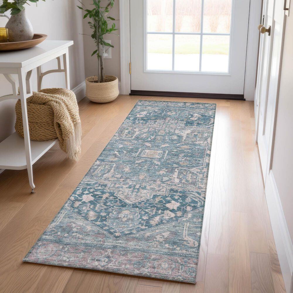 Dalyn Rug Company Solace SL14 2&#39;3&quot; x 7&#39;6&quot; Blue Runner, , large