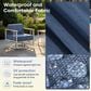 Sunwell Garden 3-Piece Patio Conversation Set in Blue, , large