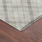 Dalyn Rug Company Soft Essentials Plaid Linen 10" x 14" Indoor/Outdoor Area Rug, , large