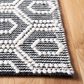 Safavieh Natura NAT476A 2"3" x 8" Ivory and Black Runner, , large