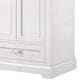 Lexora Home Dukes 30" Single Bathroom Vanity in White with 2 cm White Cultured Marble Top and Rectangular Sink, , large