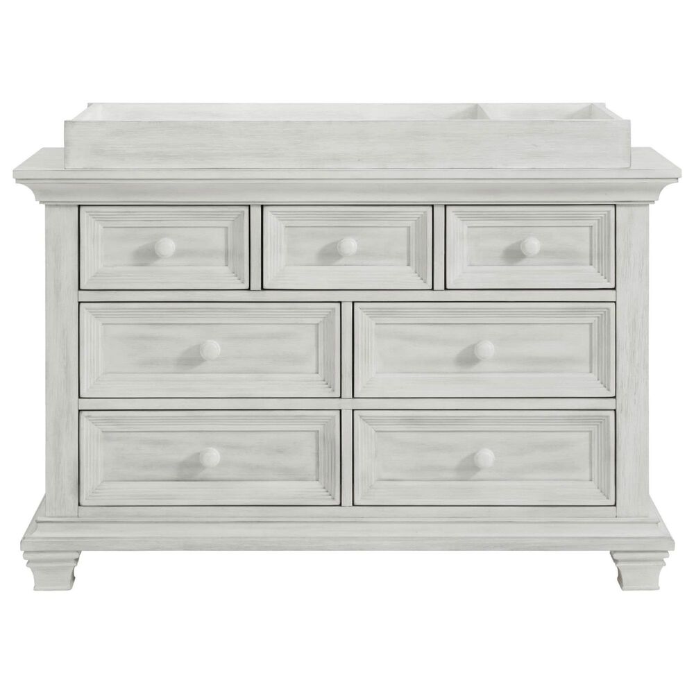 Oxford Baby Weston Changing Topper in Vintage White, , large