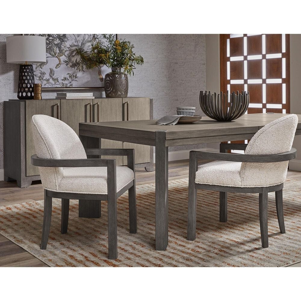Chapel Hill Anderson Park Dark Dining Table in Moose Trail and Frontier Brown - Table Only, , large