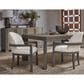 Chapel Hill Anderson Park Dark Dining Table in Moose Trail and Frontier Brown - Table Only, , large