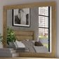 Ashley Brozmont Dresser Mirror in Natural Brown, , large