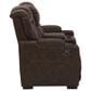Ashley Owner"s Box Power Reclining Loveseat with Console in Thyme, , large
