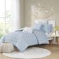 Hampton Park Brooklyn 5-Piece Twin/Twin XL Cotton Jacquard Comforter Set in Blue, , large