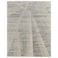 Feizy Brighton 8" Round Gray and Ivory Area Rug, , large