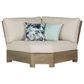 Signature Design by Ashley Silo Point 3-Piece Sectional with Neutral Cushion in Brown, , large
