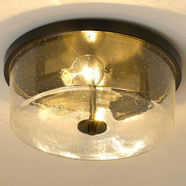 Golden Lighting Rayne Flush Mount in Matte Black, , large