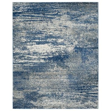 Safavieh Evoke EVK272A 10" x 14" Navy and Ivory Area Rug, , large