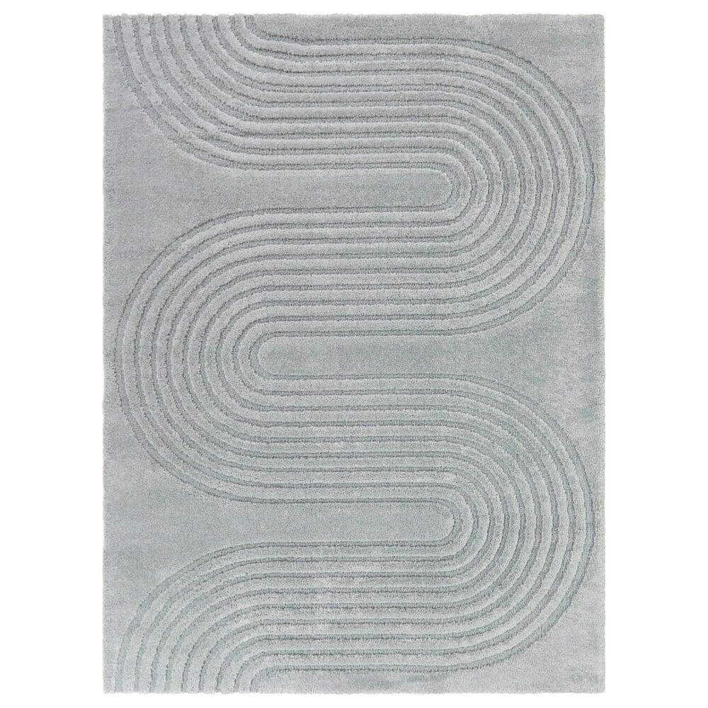 Balta Rugs Cocoon Carrick Teal 7"10" x 10" Area Rug, , large