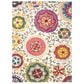 Safavieh Monaco MNC233A-1115 11" x 15" Ivory/Multi Area Rug, , large