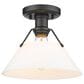 Golden Lighting Orwell Flush Mount in Matte Black, , large