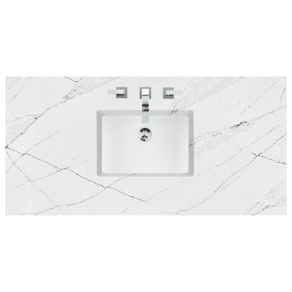 James Martin Vanities Breckenridge 48&quot; Single Vanity in Whitewashed Oak with 3 cm Ethereal Noctis Quartz Top, , large