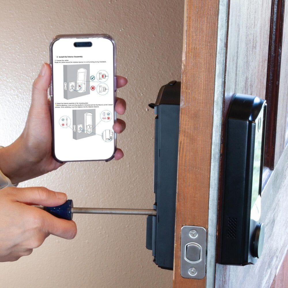eufy FamiLock E40 Smart Security Lock with Facial Recognition in Black, , large