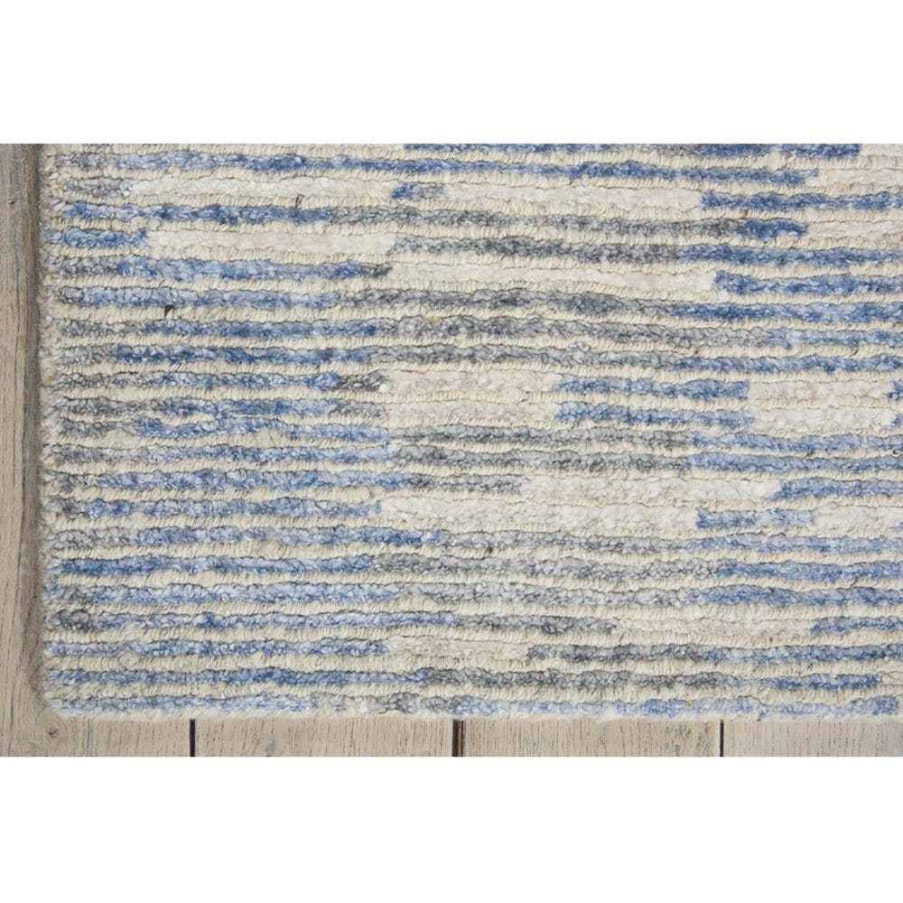 Nourison Ellora ELL01 7"9"" x 9"9"" Blue Area Rug, , large