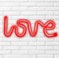 iLLUMINA Love LED 5" Wall Sign in Red, , large
