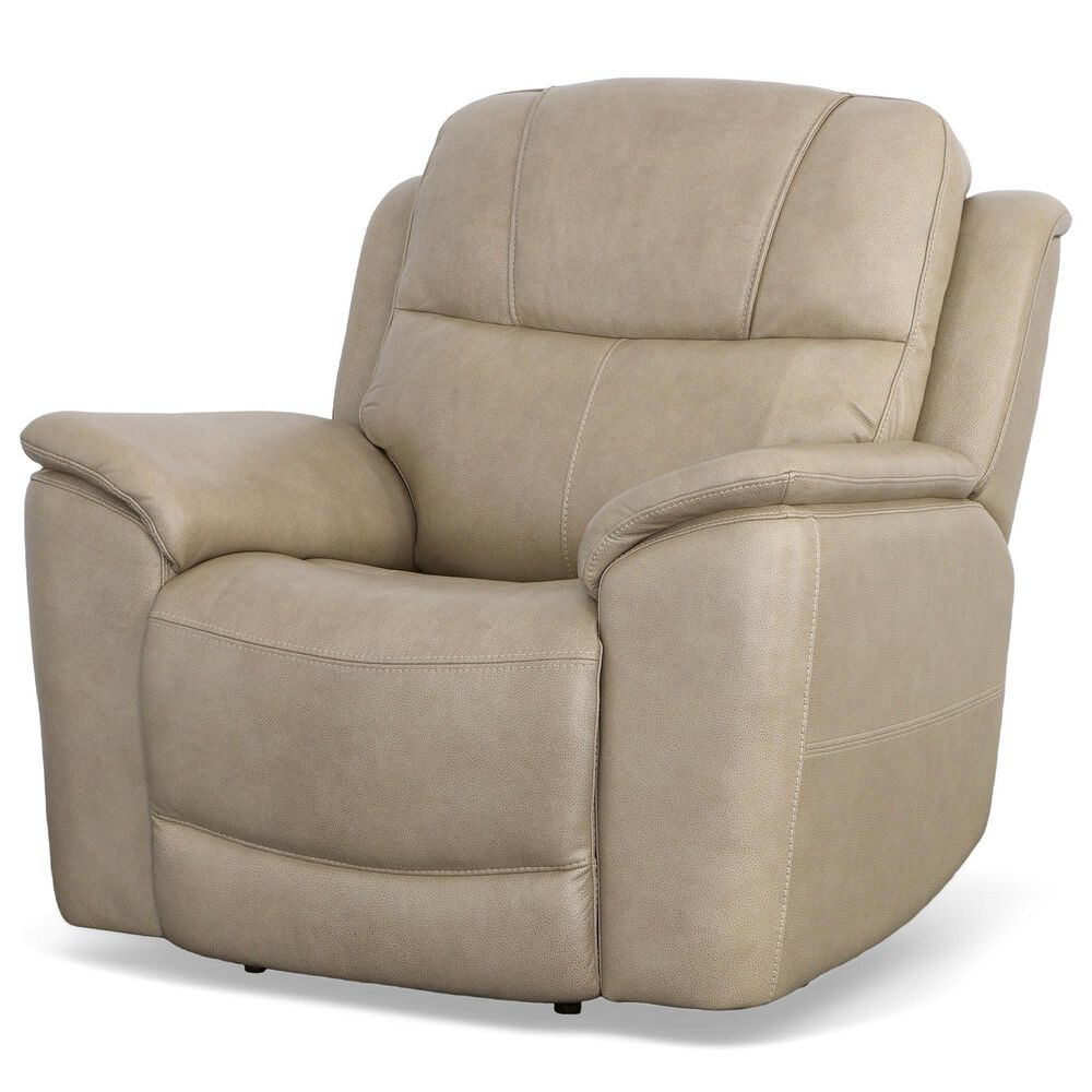 Flexsteel Crew 3-Piece Power Reclining Living Room Set in Pebble, , large