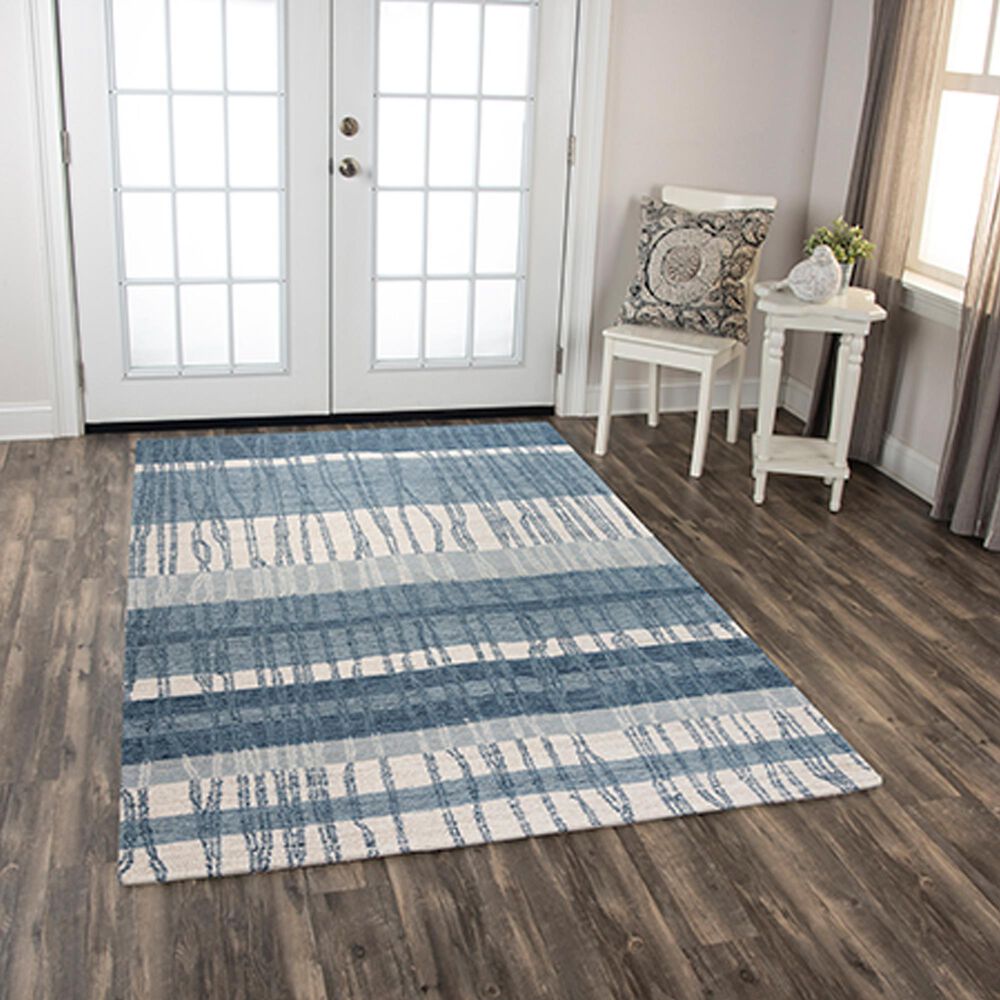 RIZZY Taylor TAY888 5&#39; x 7&#39;6&quot; Blue Area Rug, , large