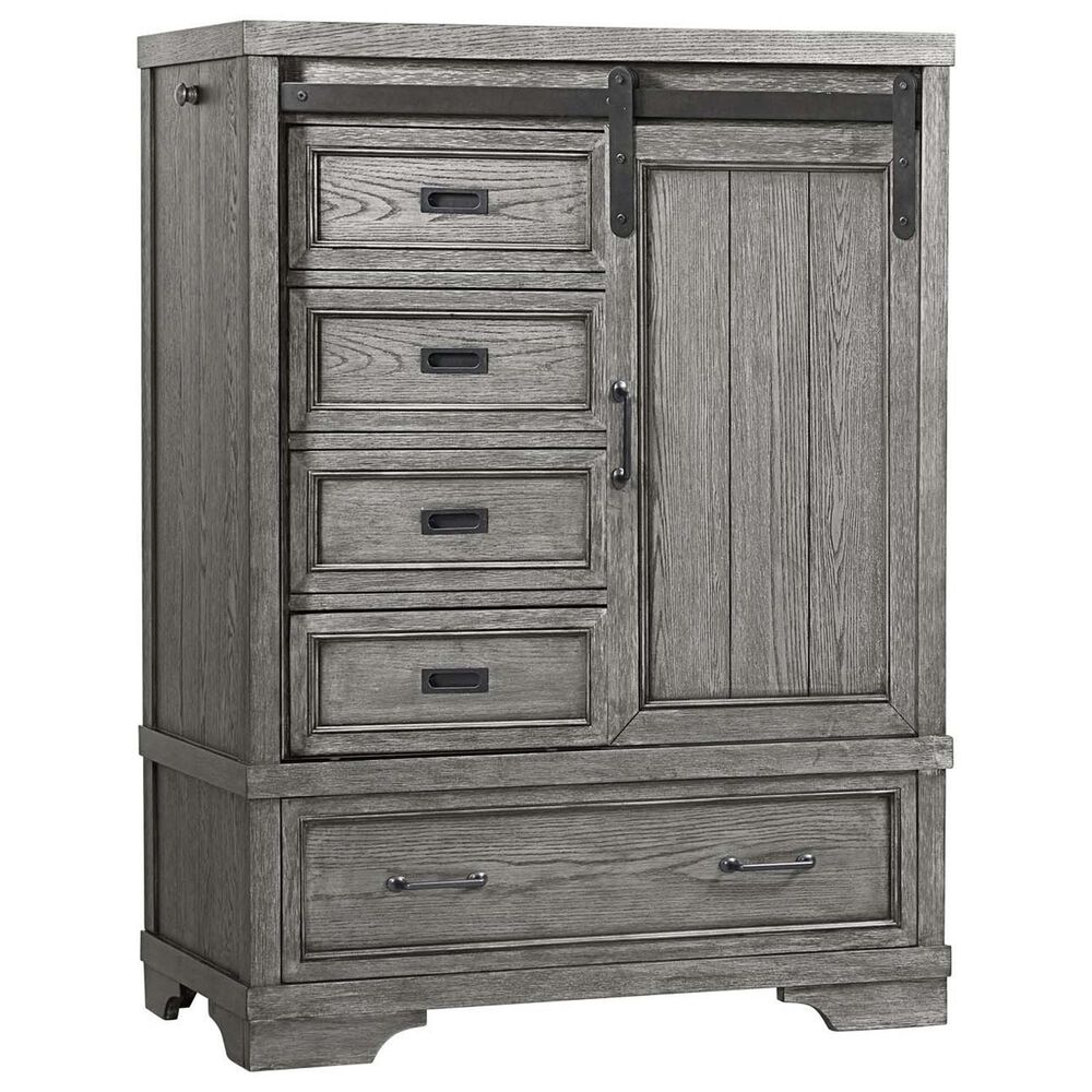 Eastern Shore Foundry 5-Drawer Chifferobe in Brushed Pewter, , large
