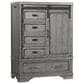 Eastern Shore Foundry 5-Drawer Chifferobe in Brushed Pewter, , large