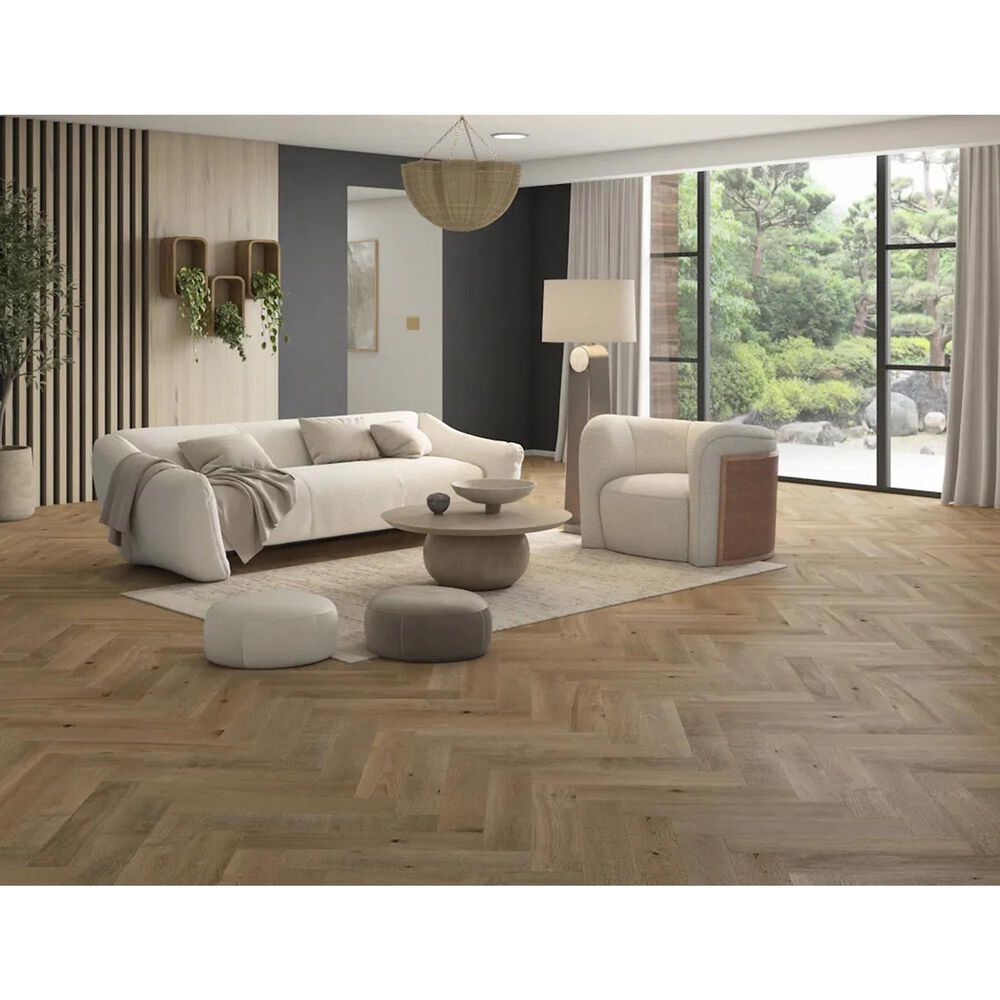 Adleta Duet Herringbone Jayne's Delight 5" x 24" Oak Engineered Hardwood, , large