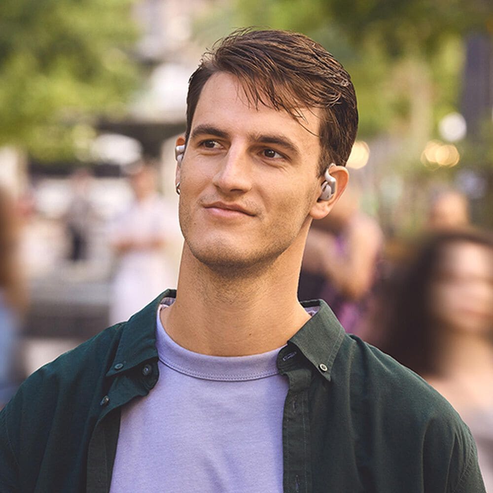 JBL Sense Pro True Wireless Open-Ear Headphones in Grey, , large