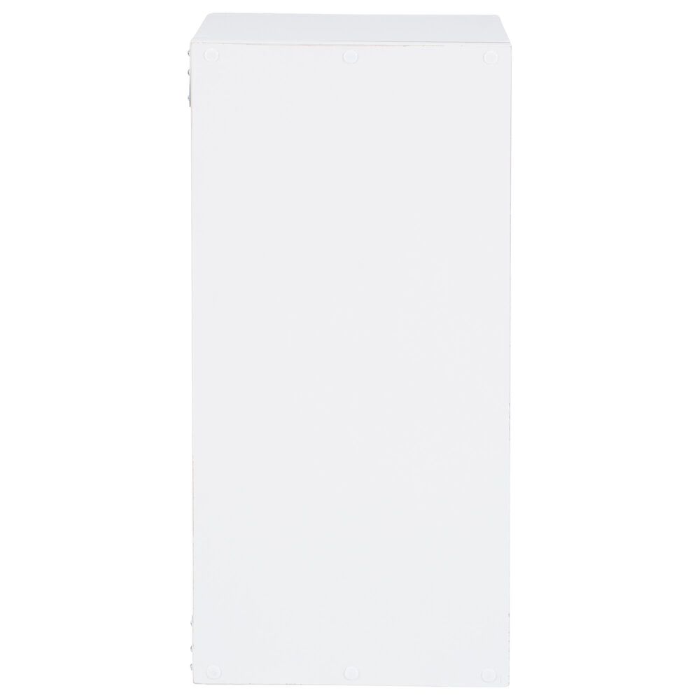 Linon Home Decor Galli 2-Shelf Bookcase in White, , large