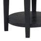 Ashley Marstream Round End Table in Dark Charcoal Black, , large