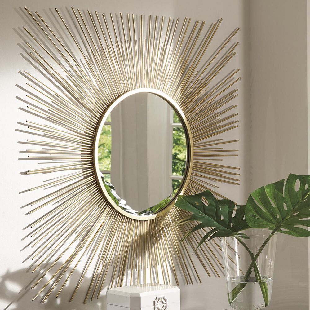 Ashley Elspeth Accent Mirror in Gold, , large