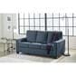Ashley Rannis Stationary Full Sofa Sleeper in Navy, , large